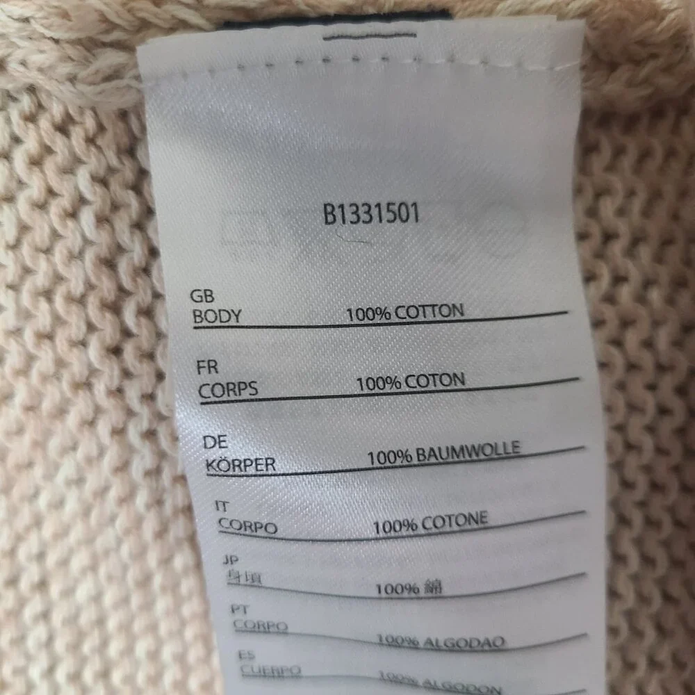 Volcom Cable Knit Beige Sweater Dress Woman's Size Medium/12 - Picture 8 of 11